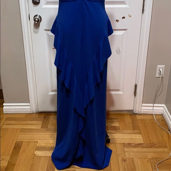 HIGH NECK RUFFLE DRESS - Picture 6 of 8